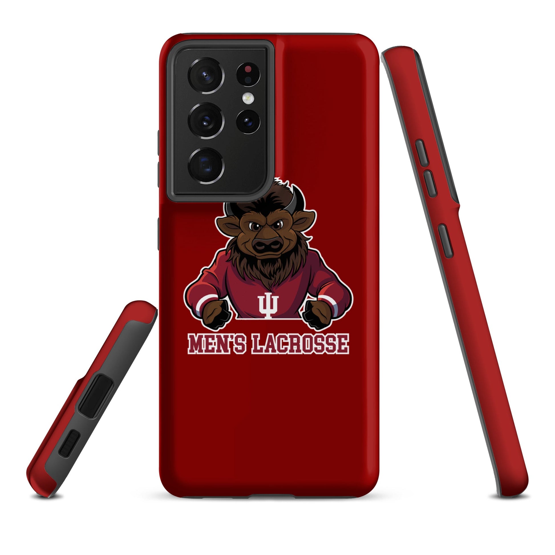 Tough Case for Samsung® | Indiana University Lacrosse | Mascot Logo