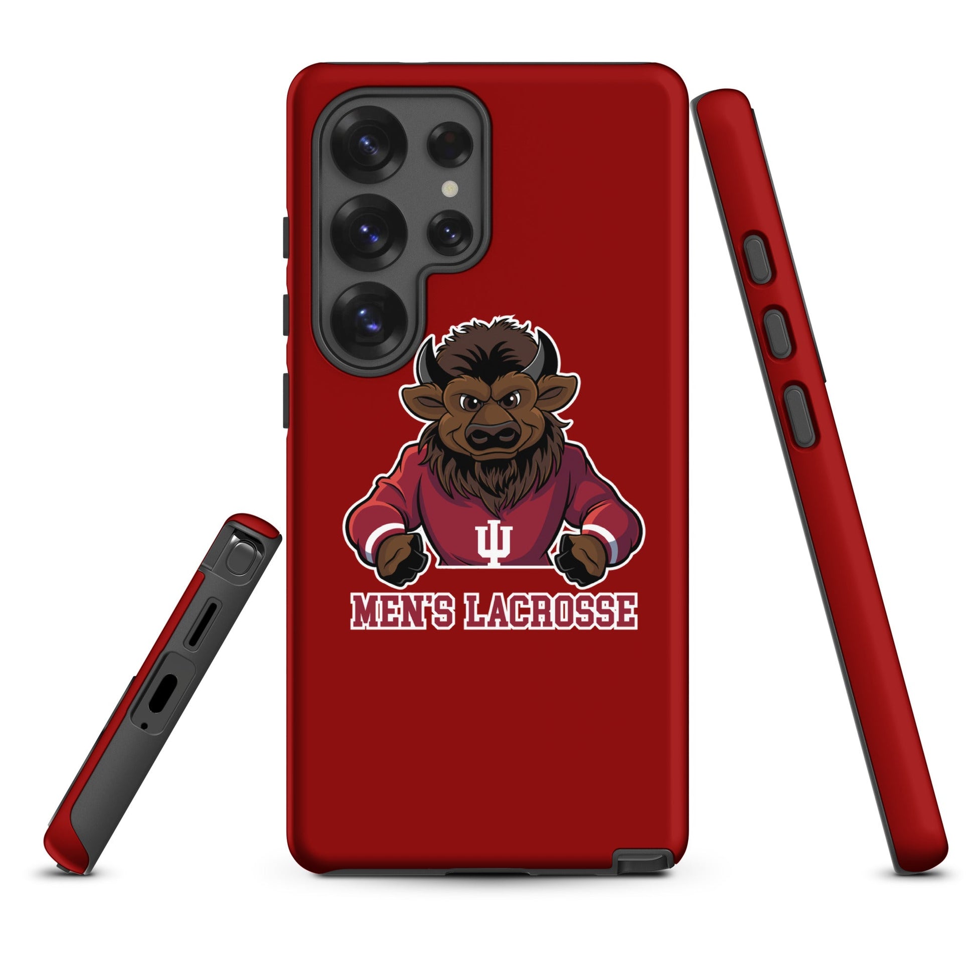 Tough Case for Samsung® | Indiana University Lacrosse | Mascot Logo