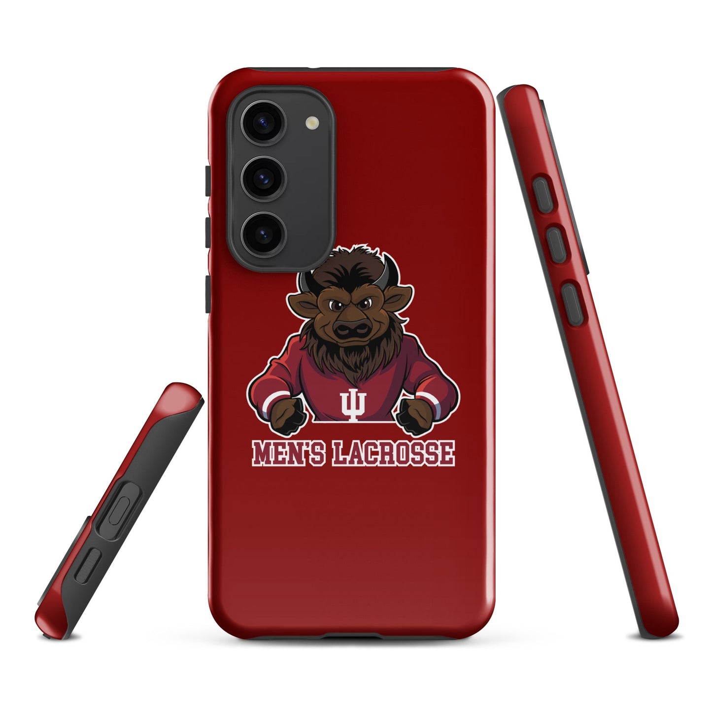 Tough Case for Samsung® | Indiana University Lacrosse | Mascot Logo