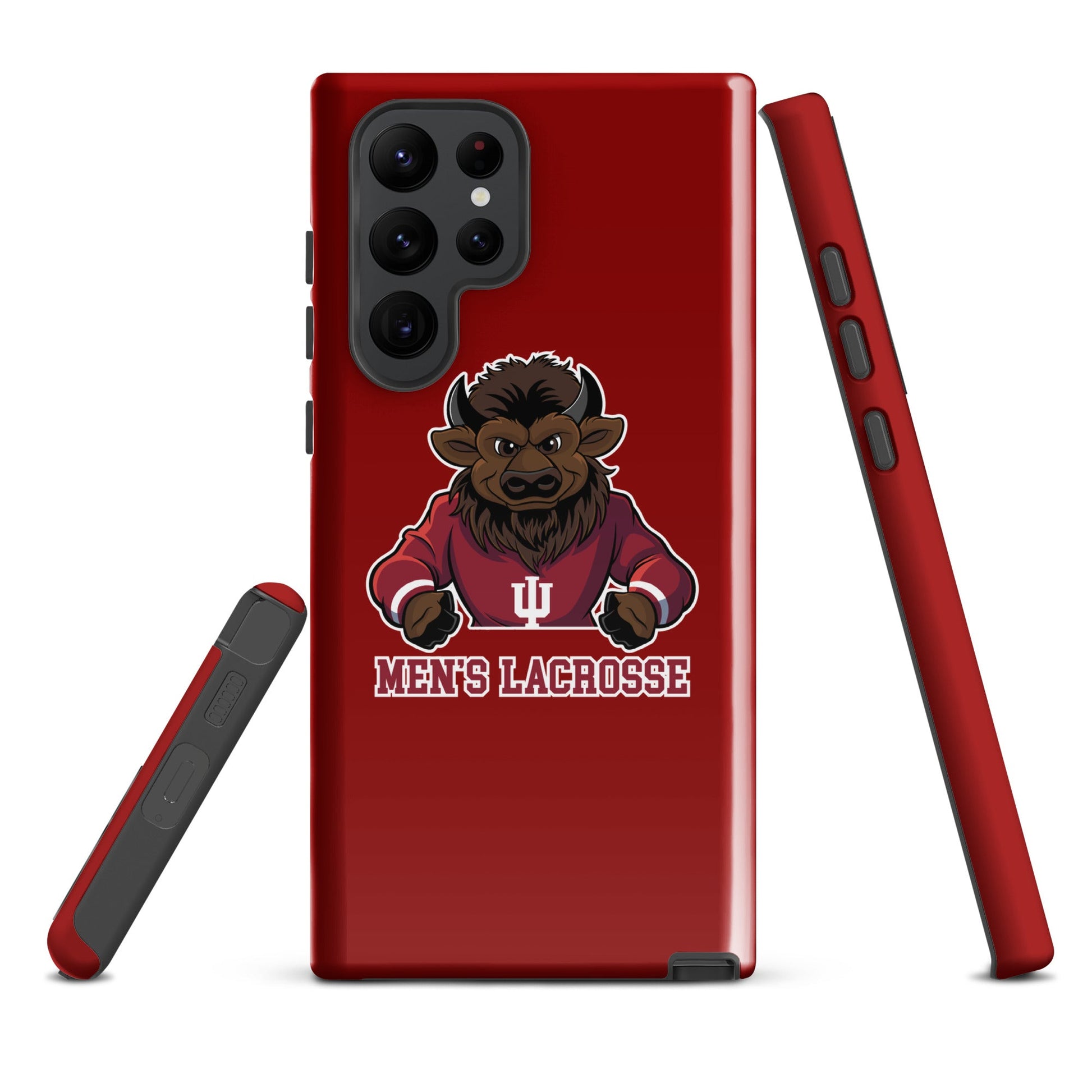 Tough Case for Samsung® | Indiana University Lacrosse | Mascot Logo