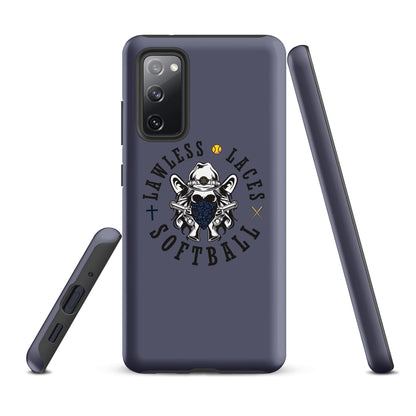 Tough Case for Samsung® | Lawless Laces Softball | Bandana Mascot Logo
