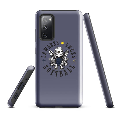 Tough Case for Samsung® | Lawless Laces Softball | Bandana Mascot Logo