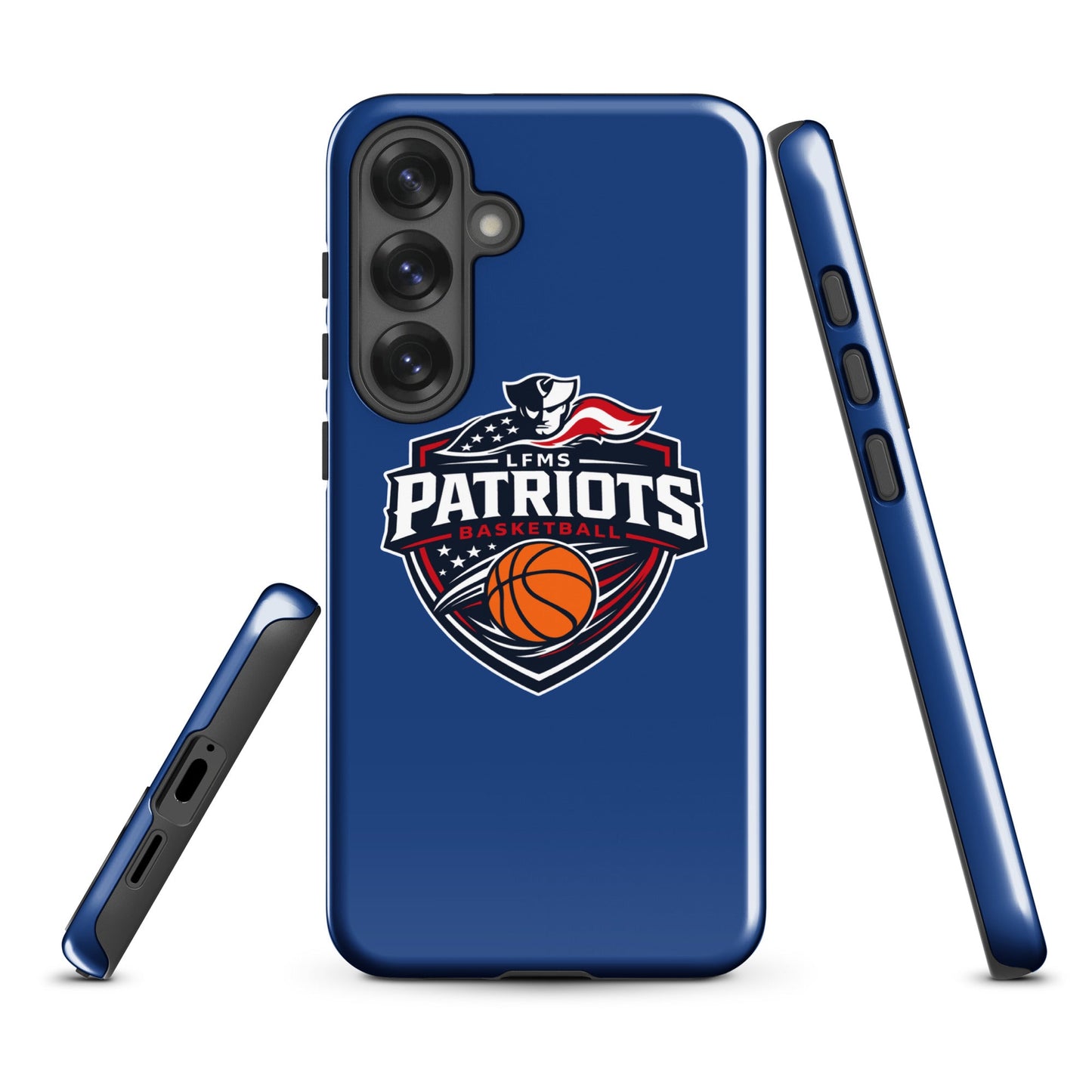 Tough Case for Samsung® | LFMS Athletics | Patriots Basketball Logo