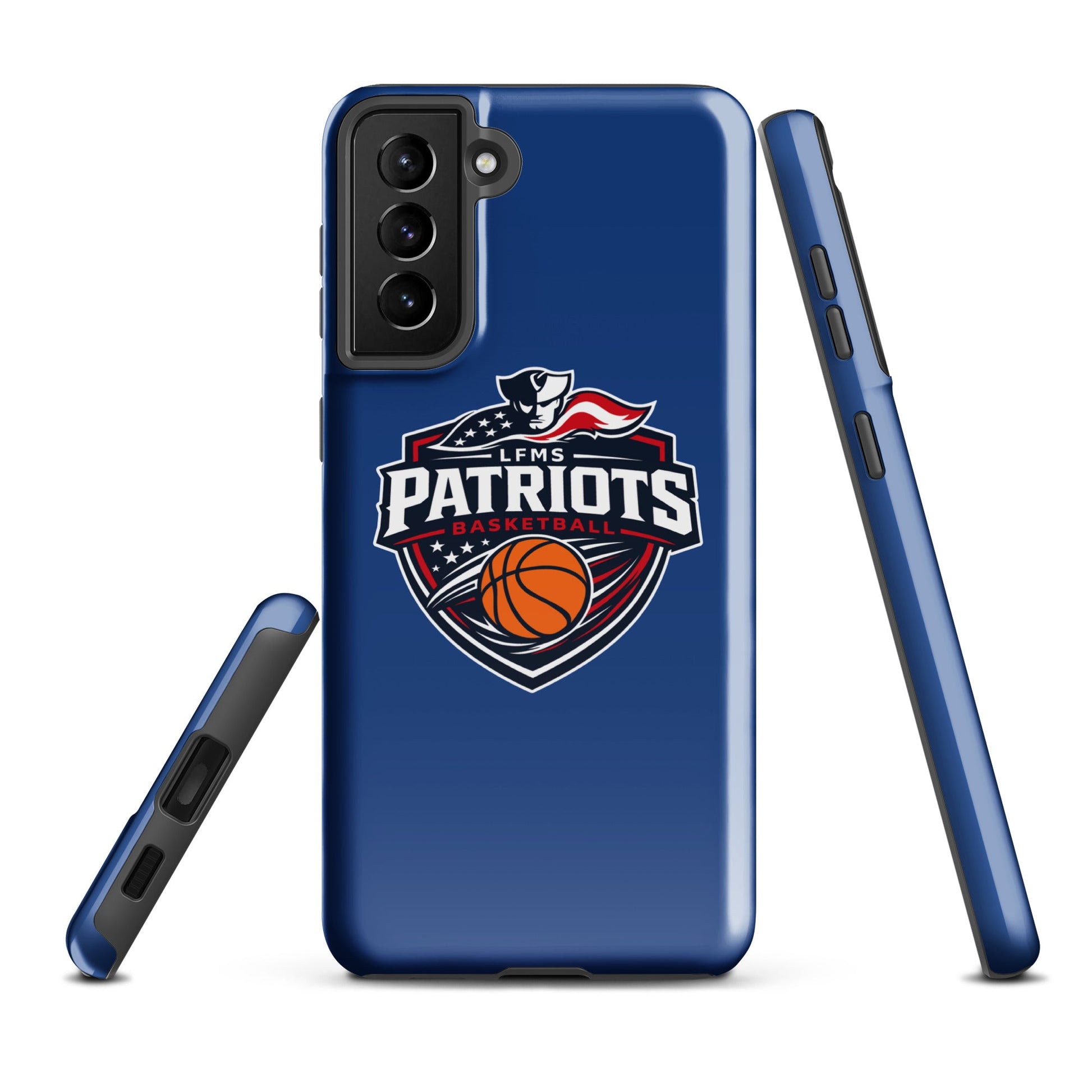 Tough Case for Samsung® | LFMS Athletics | Patriots Basketball Logo