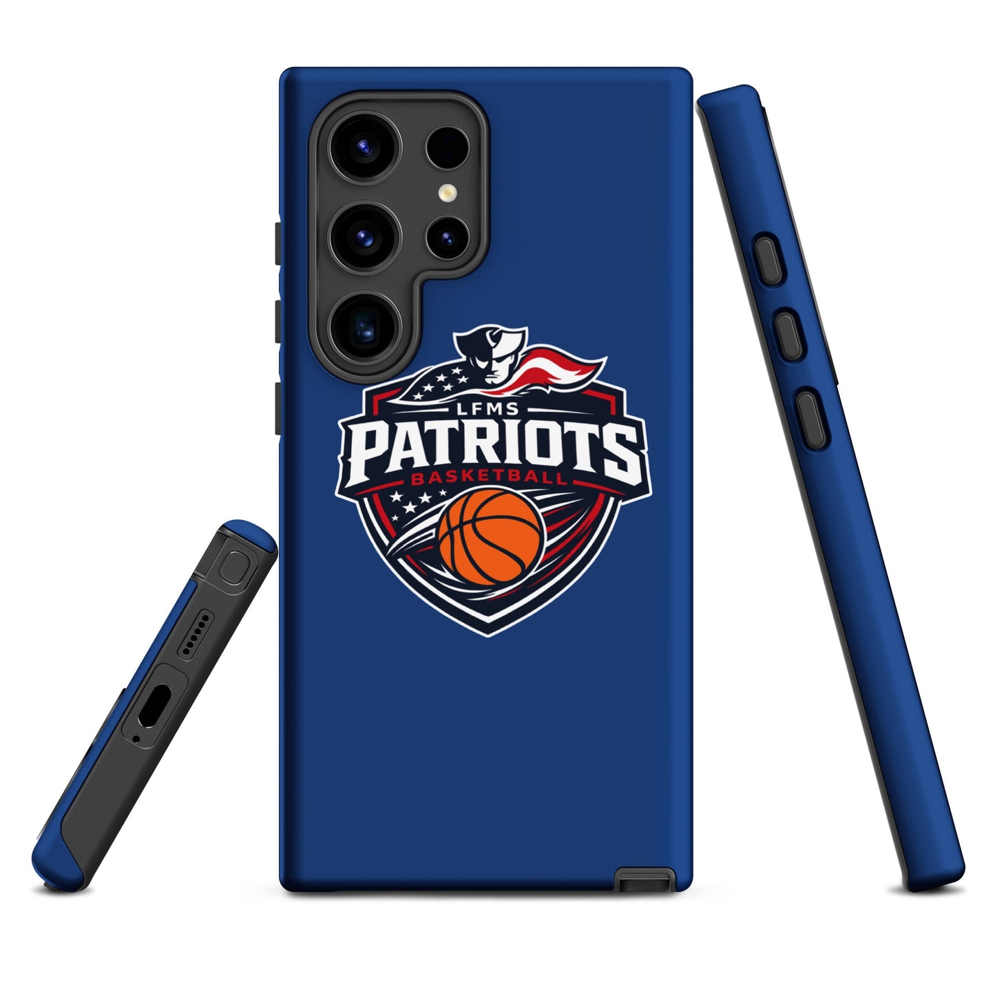 Tough Case for Samsung® | LFMS Athletics | Patriots Basketball Logo