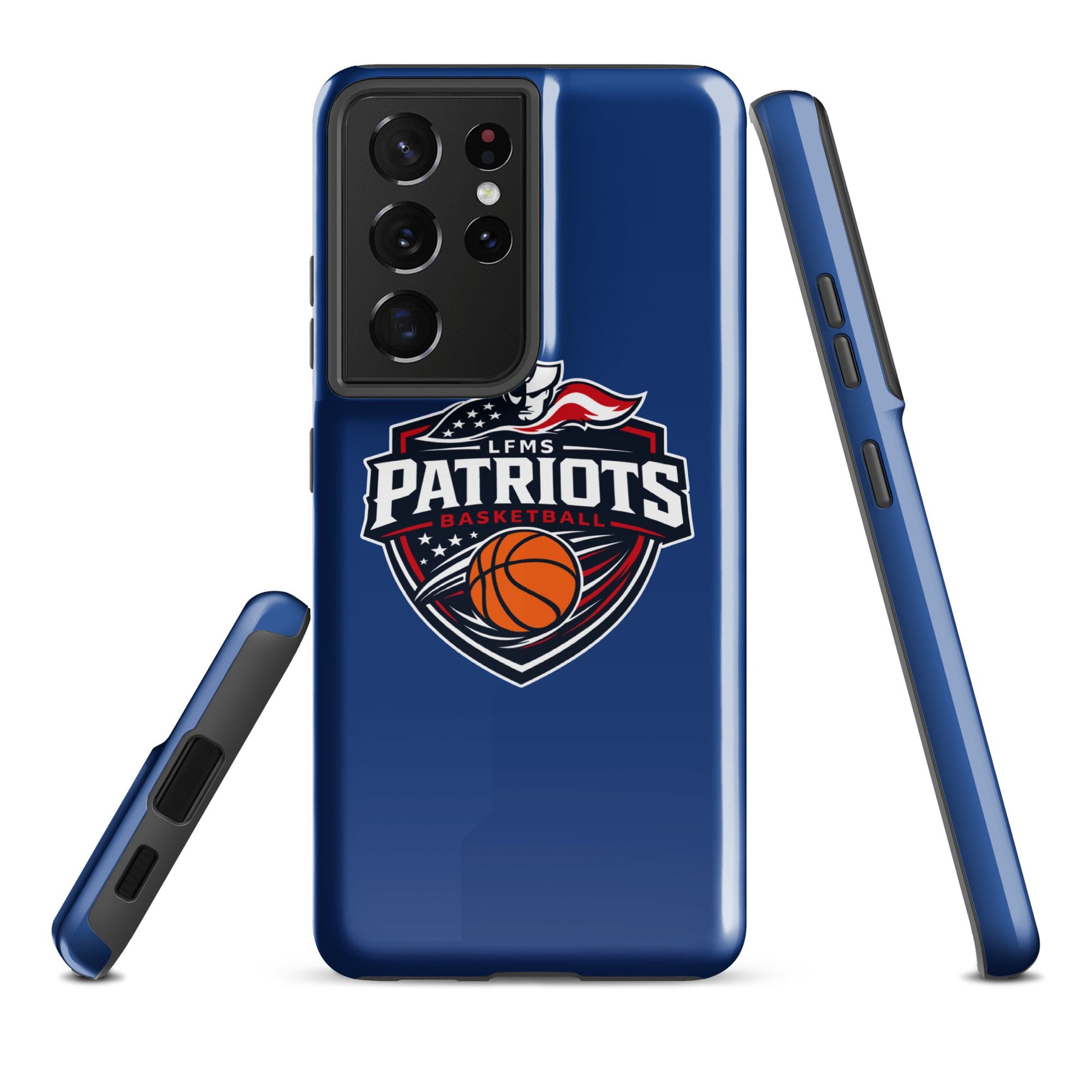 Tough Case for Samsung® | LFMS Athletics | Patriots Basketball Logo