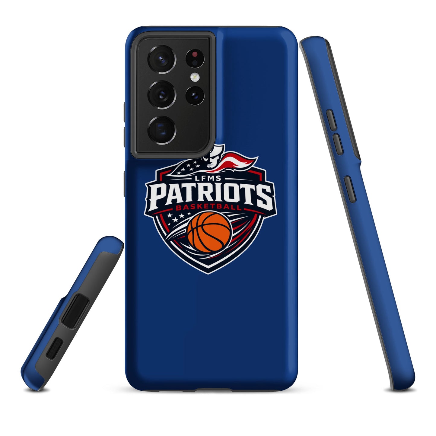 Tough Case for Samsung® | LFMS Athletics | Patriots Basketball Logo