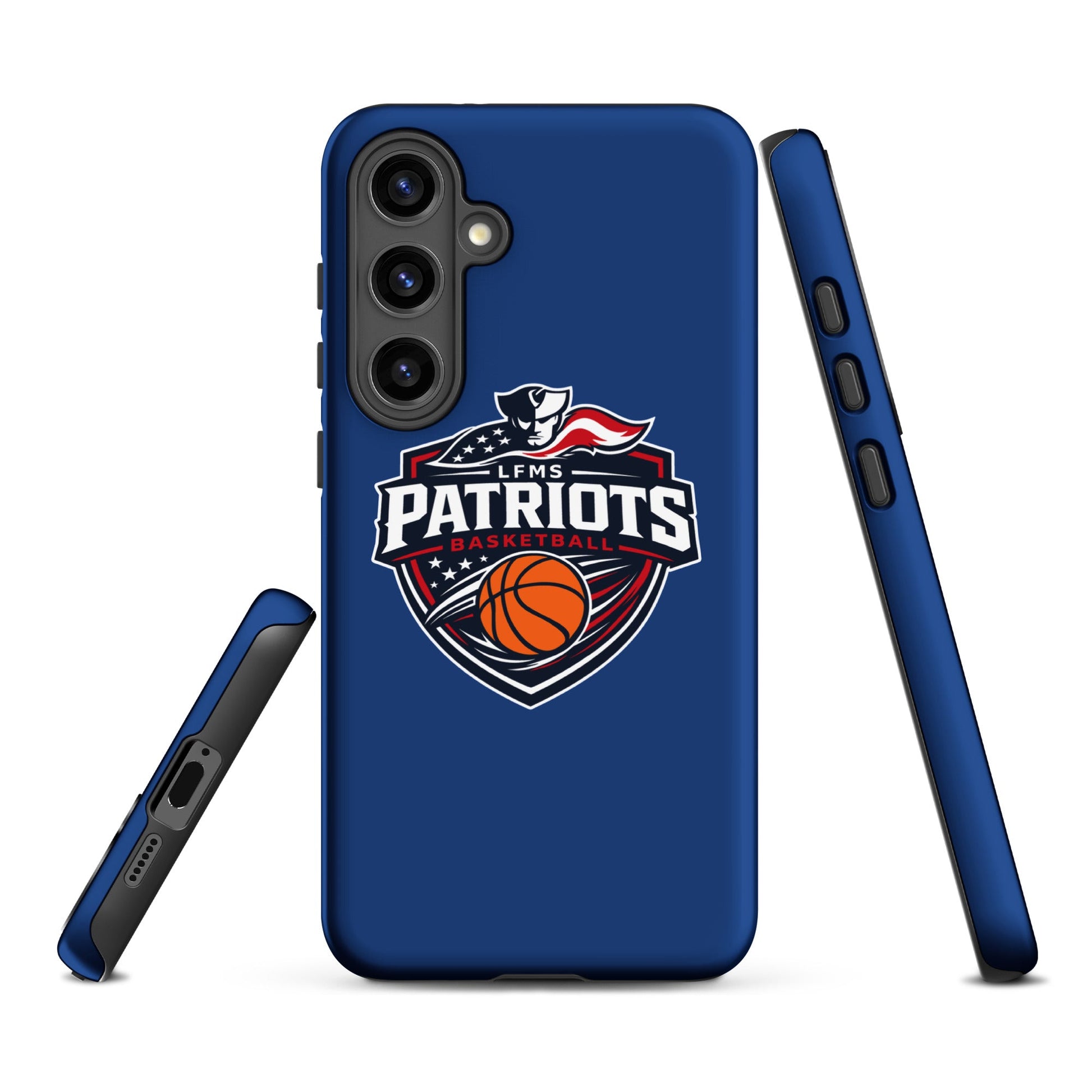 Tough Case for Samsung® | LFMS Athletics | Patriots Basketball Logo