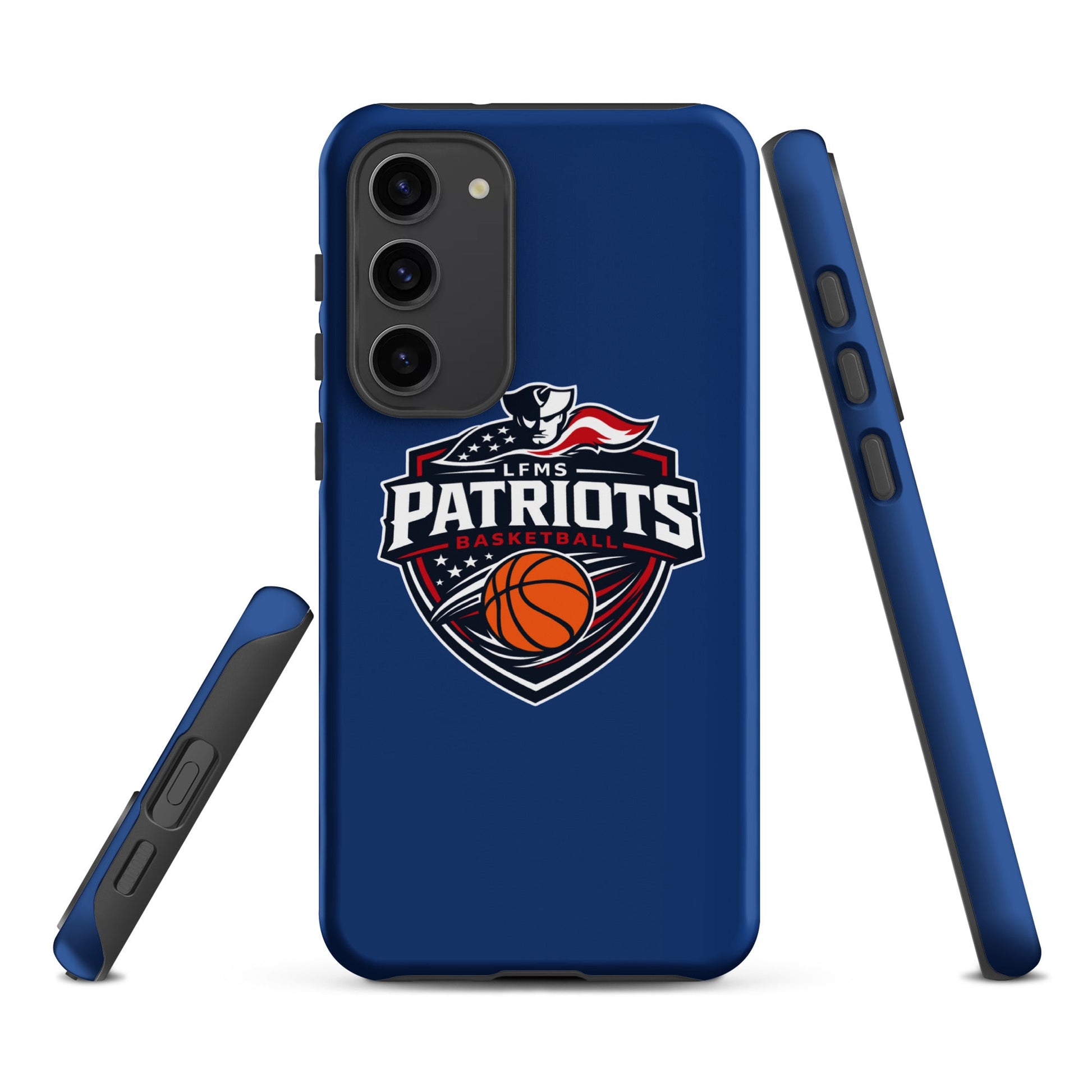 Tough Case for Samsung® | LFMS Athletics | Patriots Basketball Logo