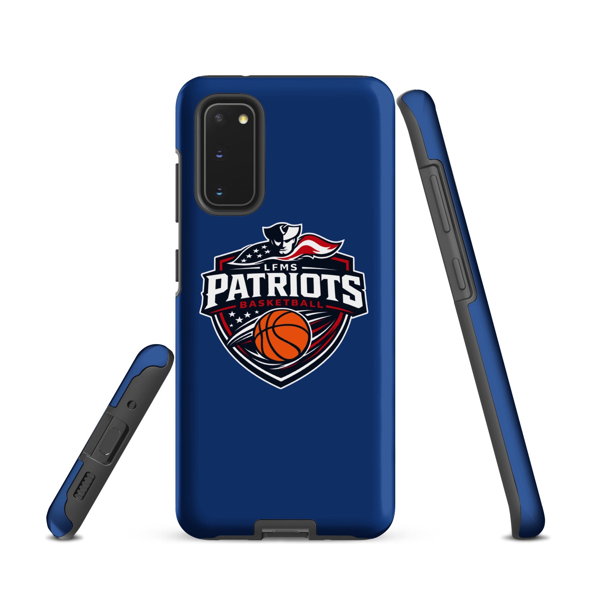 Tough Case for Samsung® | LFMS Athletics | Patriots Basketball Logo