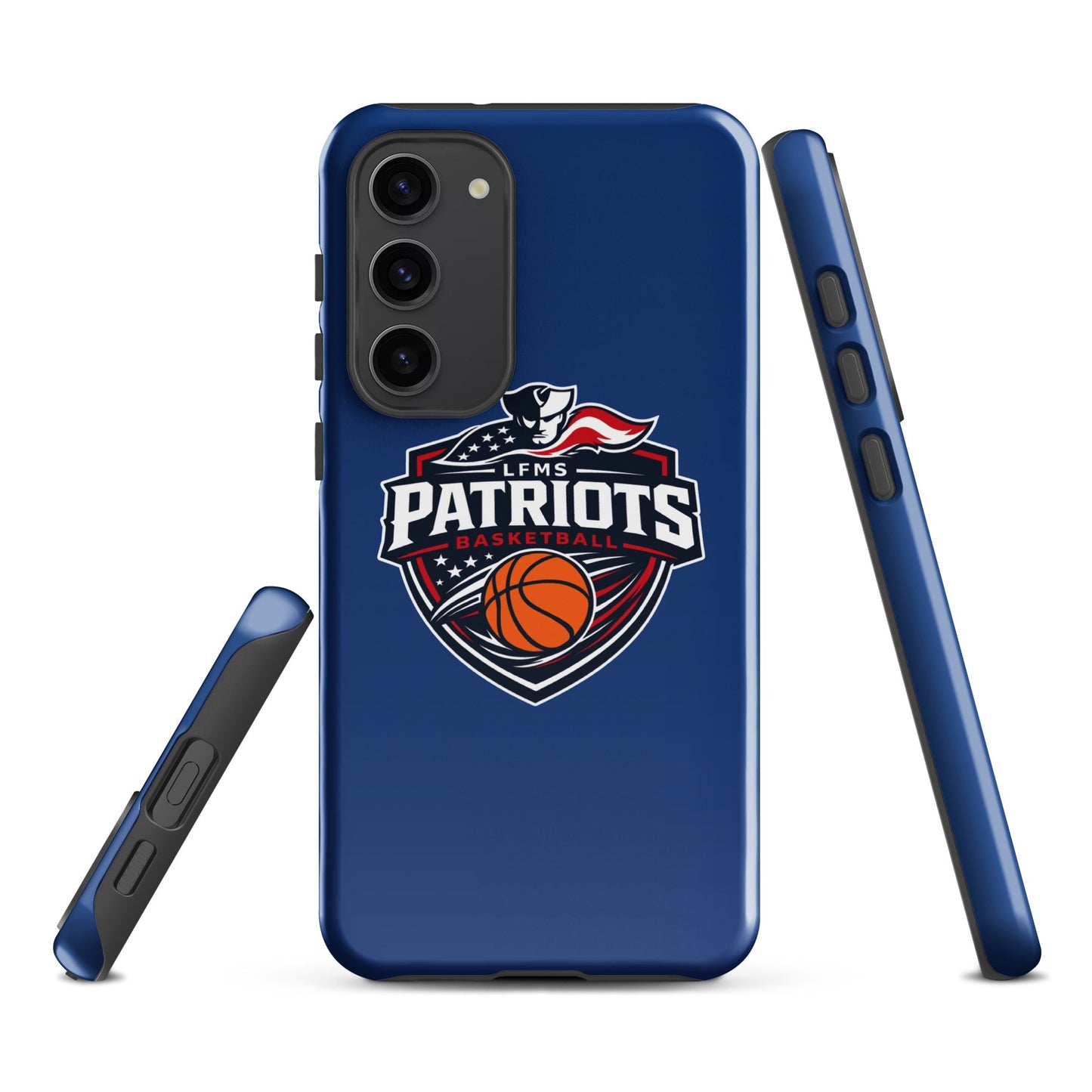 Tough Case for Samsung® | LFMS Athletics | Patriots Basketball Logo