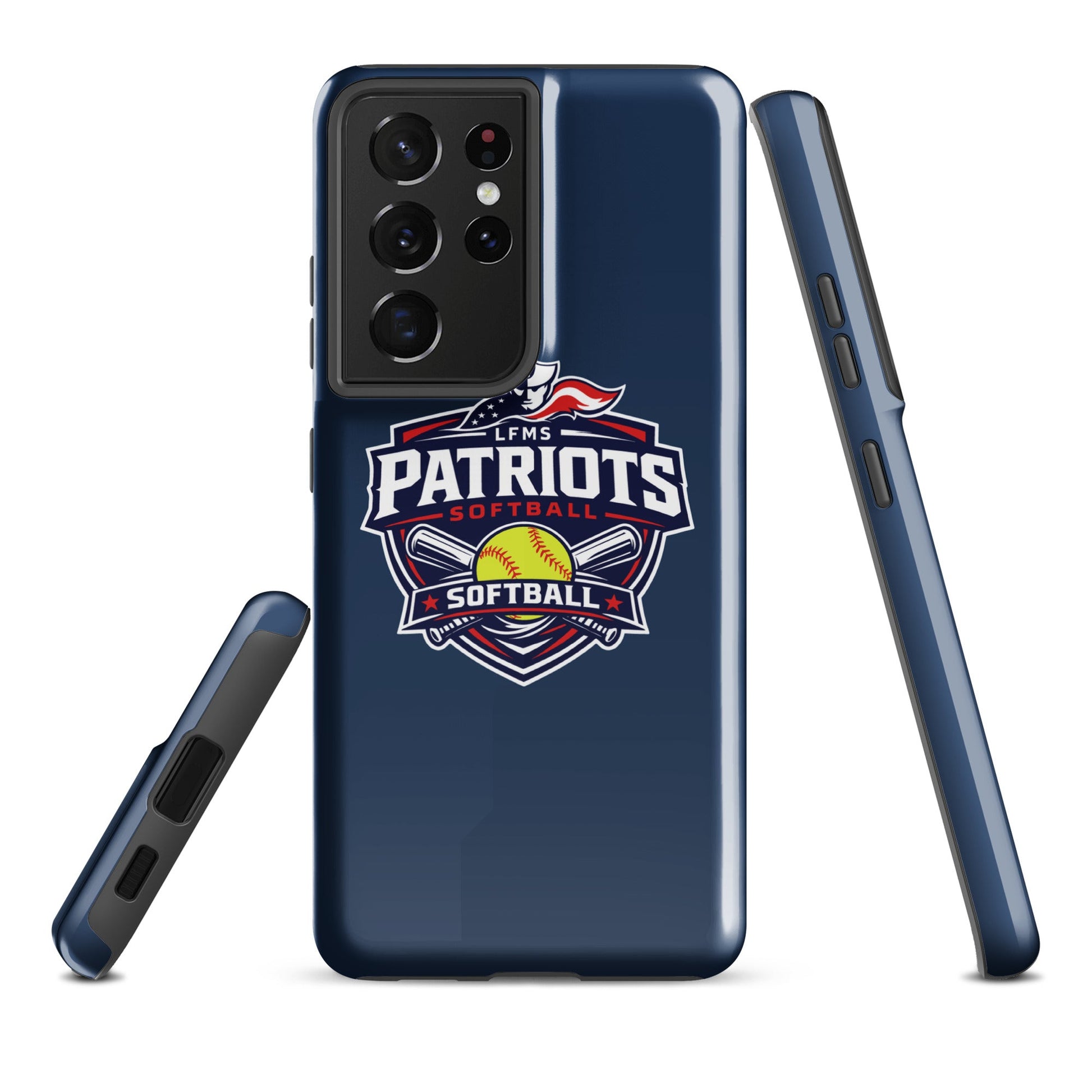 Tough Case for Samsung® | LFMS Athletics | Patriots Softball Logo