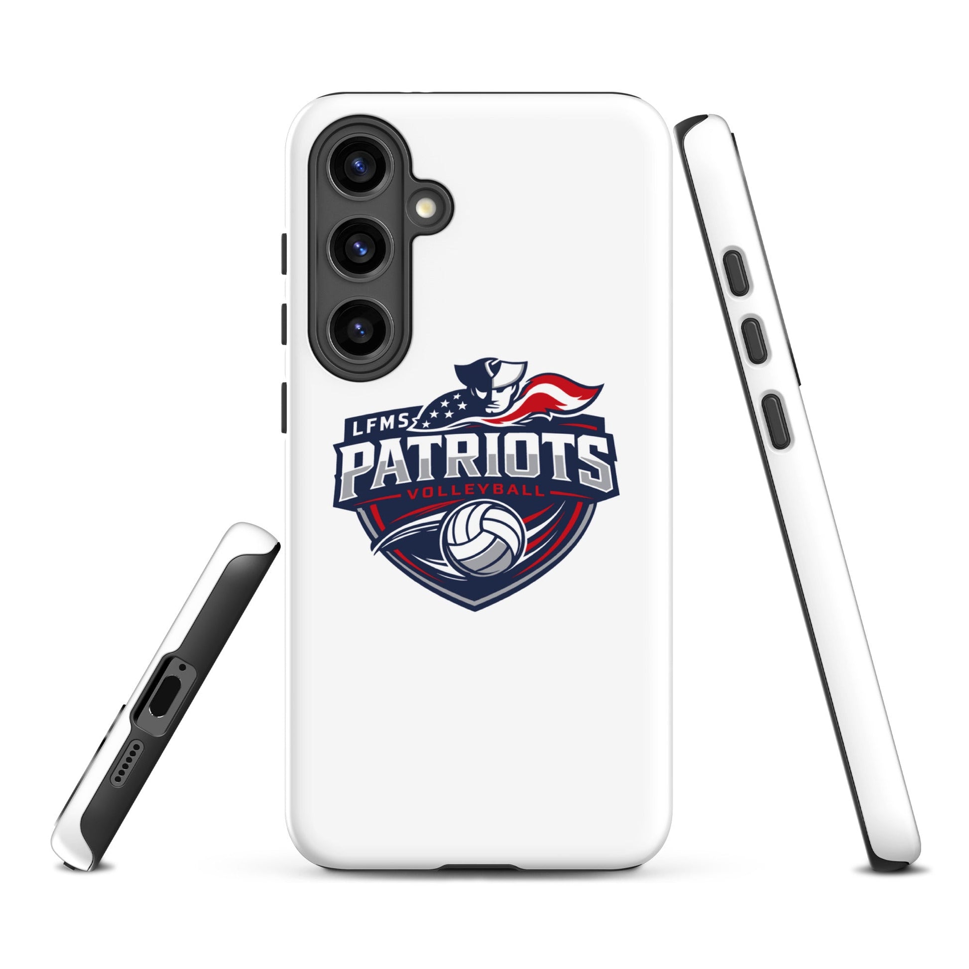 Tough Case for Samsung® | LFMS Athletics | Patriots Volleyball Logo