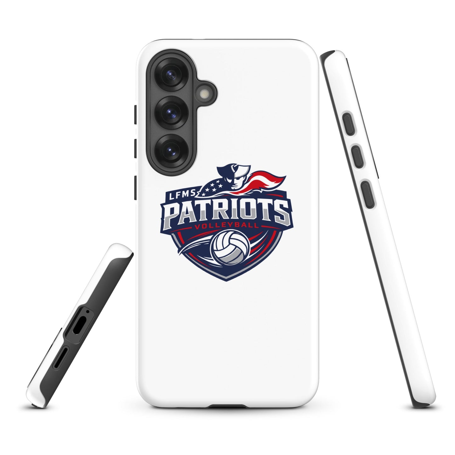 Tough Case for Samsung® | LFMS Athletics | Patriots Volleyball Logo