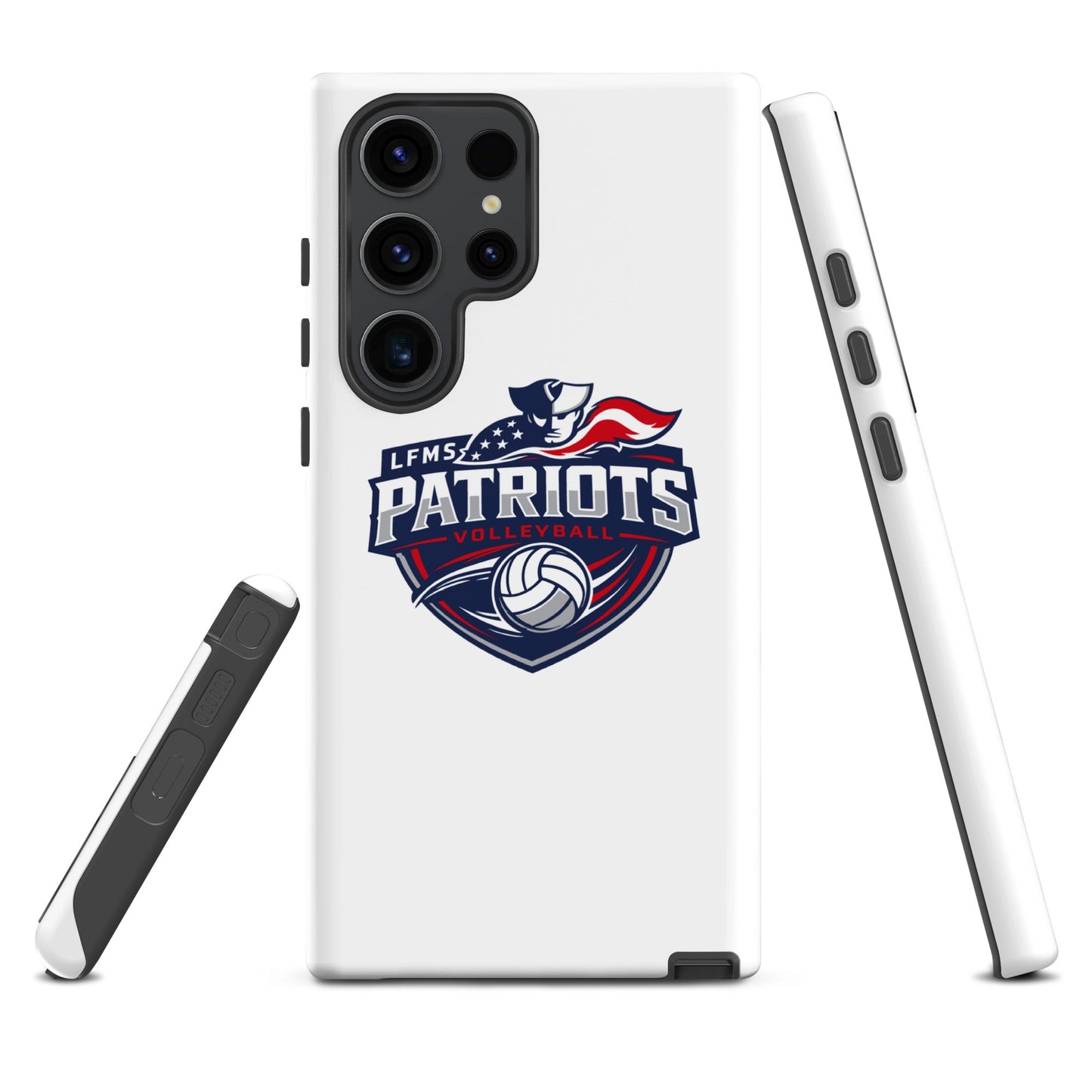 Tough Case for Samsung® | LFMS Athletics | Patriots Volleyball Logo