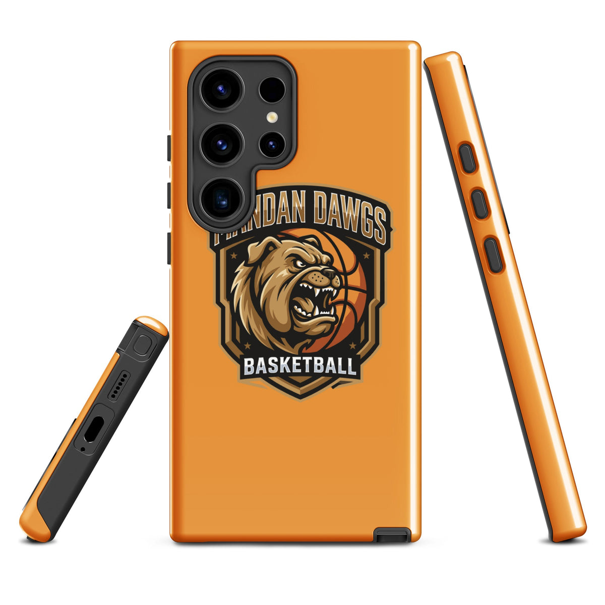 Tough Case for Samsung® | Mandan Dawgs Basketball | Shield Logo