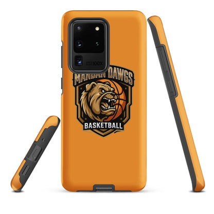 Tough Case for Samsung® | Mandan Dawgs Basketball | Shield Logo