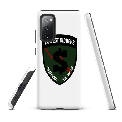 Tough Case for Samsung® | The Lowest Bidders | Shield Logo