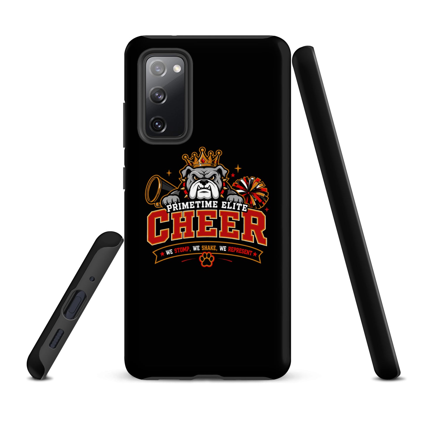 Tough Case for Samsung® | PTE Bulldog Cheer | Crest Logo