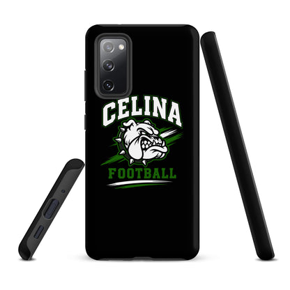 Tough Case for Samsung® | Celina Black Football | Emblem Logo