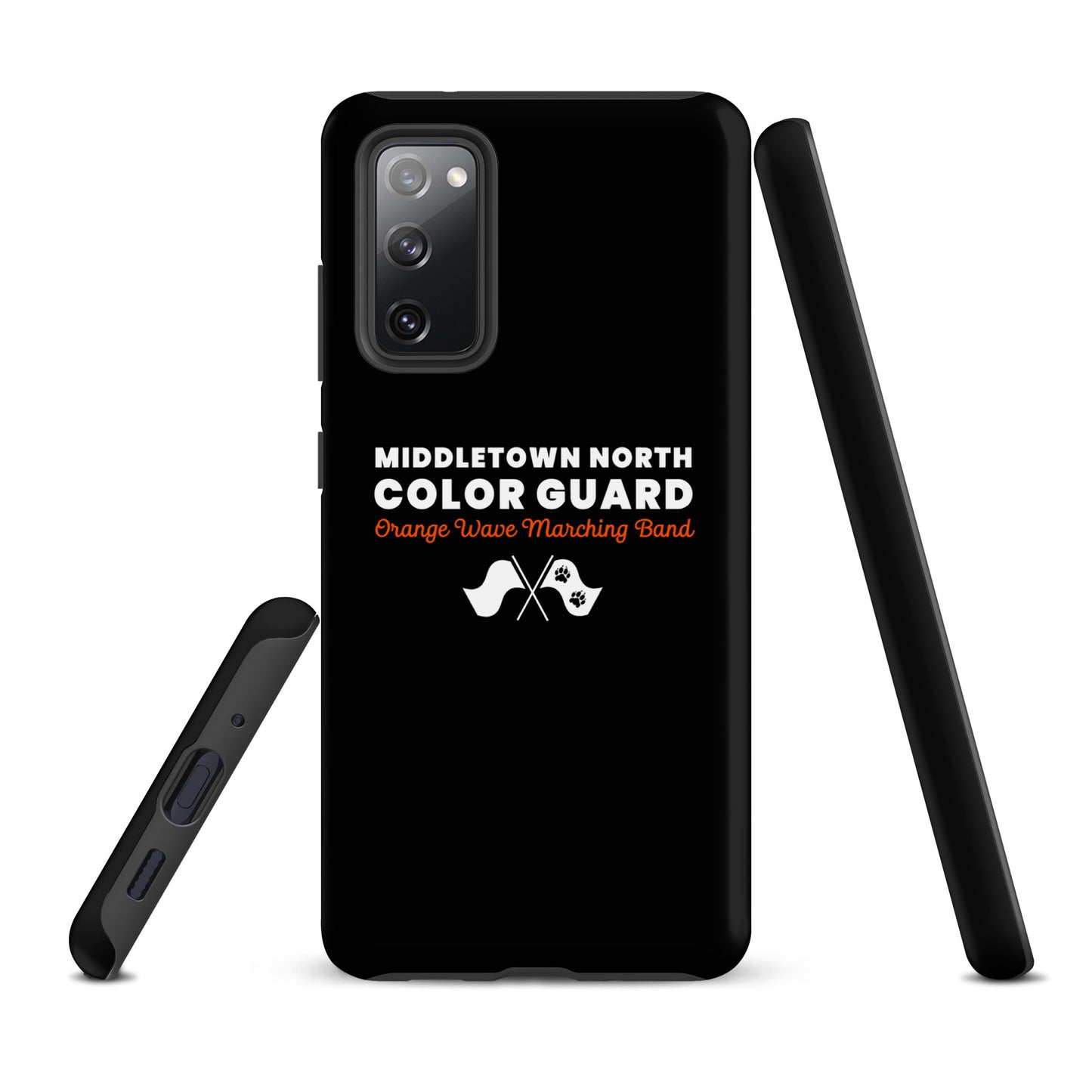Tough Case for Samsung® | Orange Wave Marching Band | Modern Script Logo