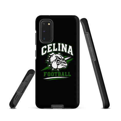 Tough Case for Samsung® | Celina Black Football | Emblem Logo