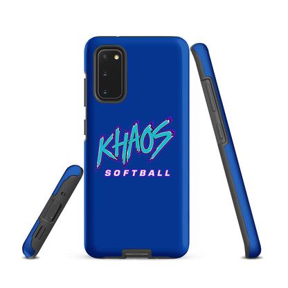 Tough Case for Samsung® | Khaos Softball | Atlhetics Logo