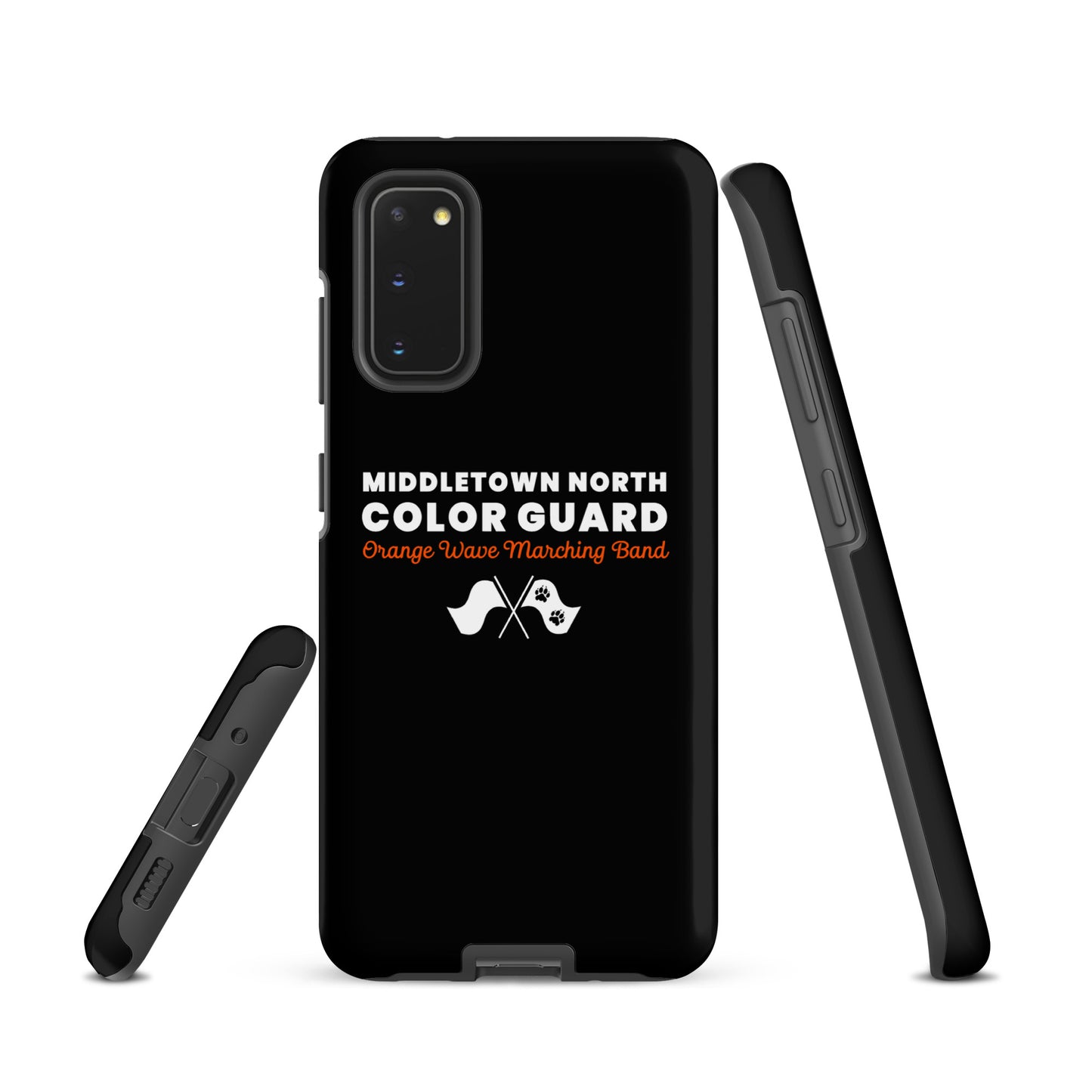 Tough Case for Samsung® | Orange Wave Marching Band | Modern Script Logo