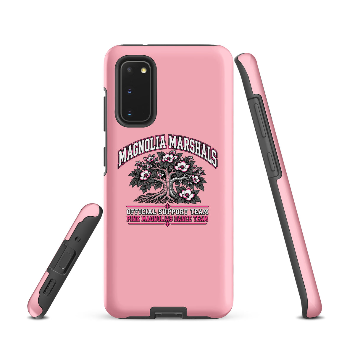 Tough Case for Samsung® | Pink Magnolias Dance | Crest Logo