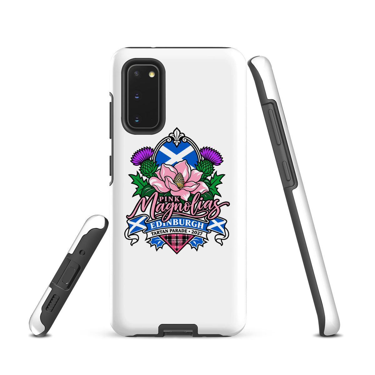 Tough Case for Samsung® | Pink Magnolias Dance | Valor Logo