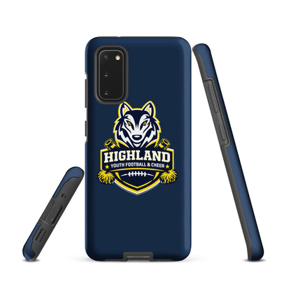 Tough Case for Samsung® | Highland youth football and cheer | Emblem Logo