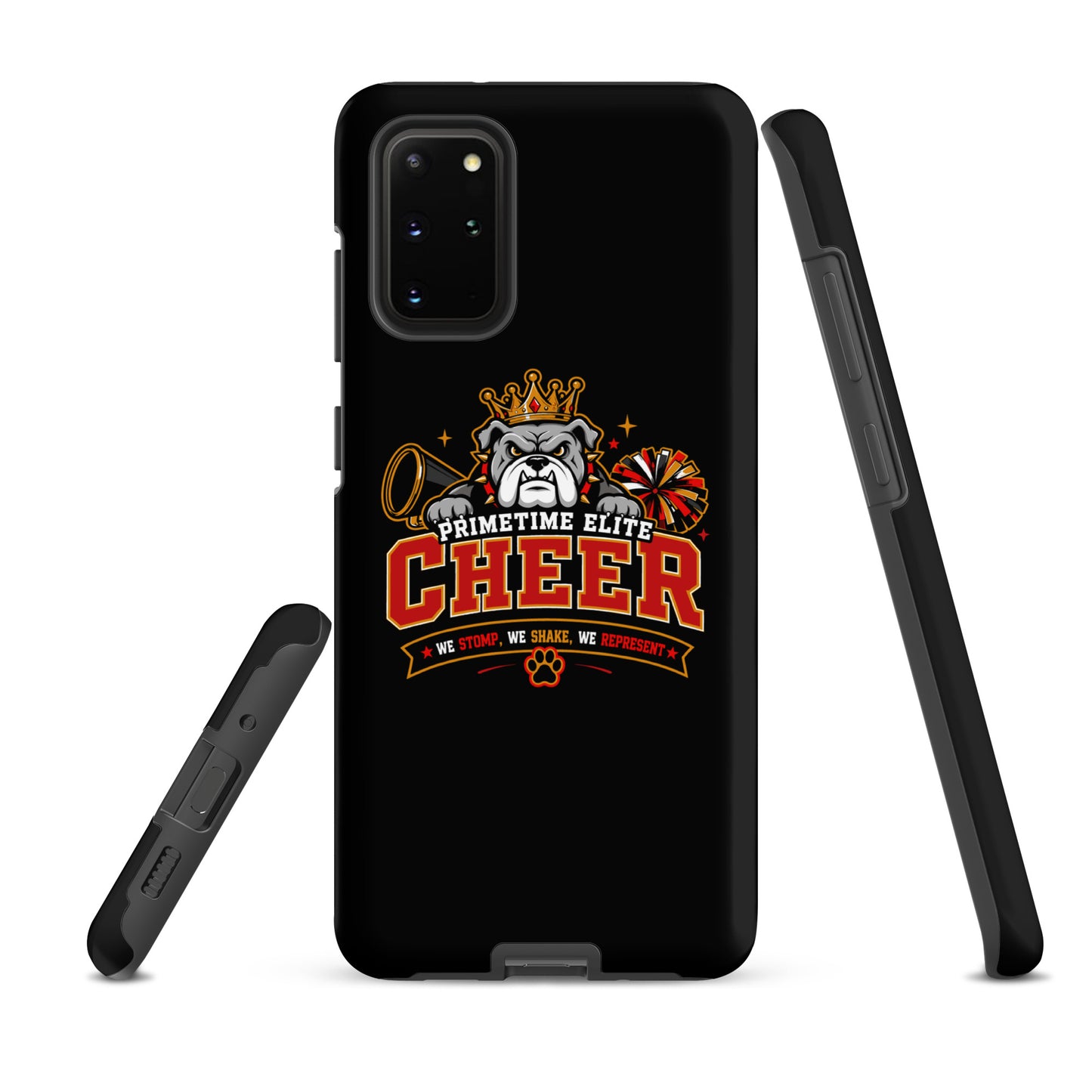 Tough Case for Samsung® | PTE Bulldog Cheer | Crest Logo