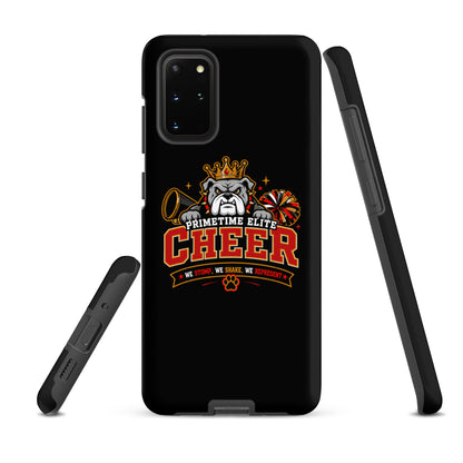 Tough Case for Samsung® | PTE Bulldog Cheer | Crest Logo