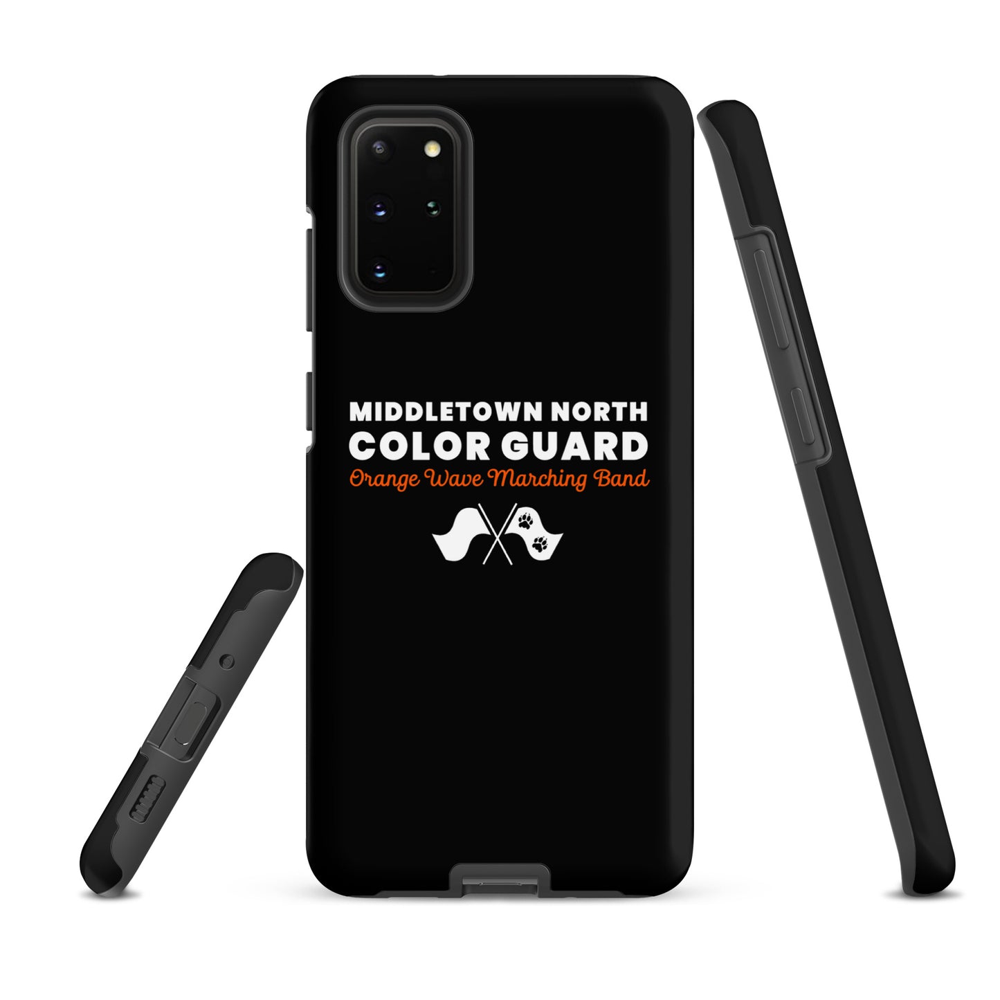 Tough Case for Samsung® | Orange Wave Marching Band | Modern Script Logo