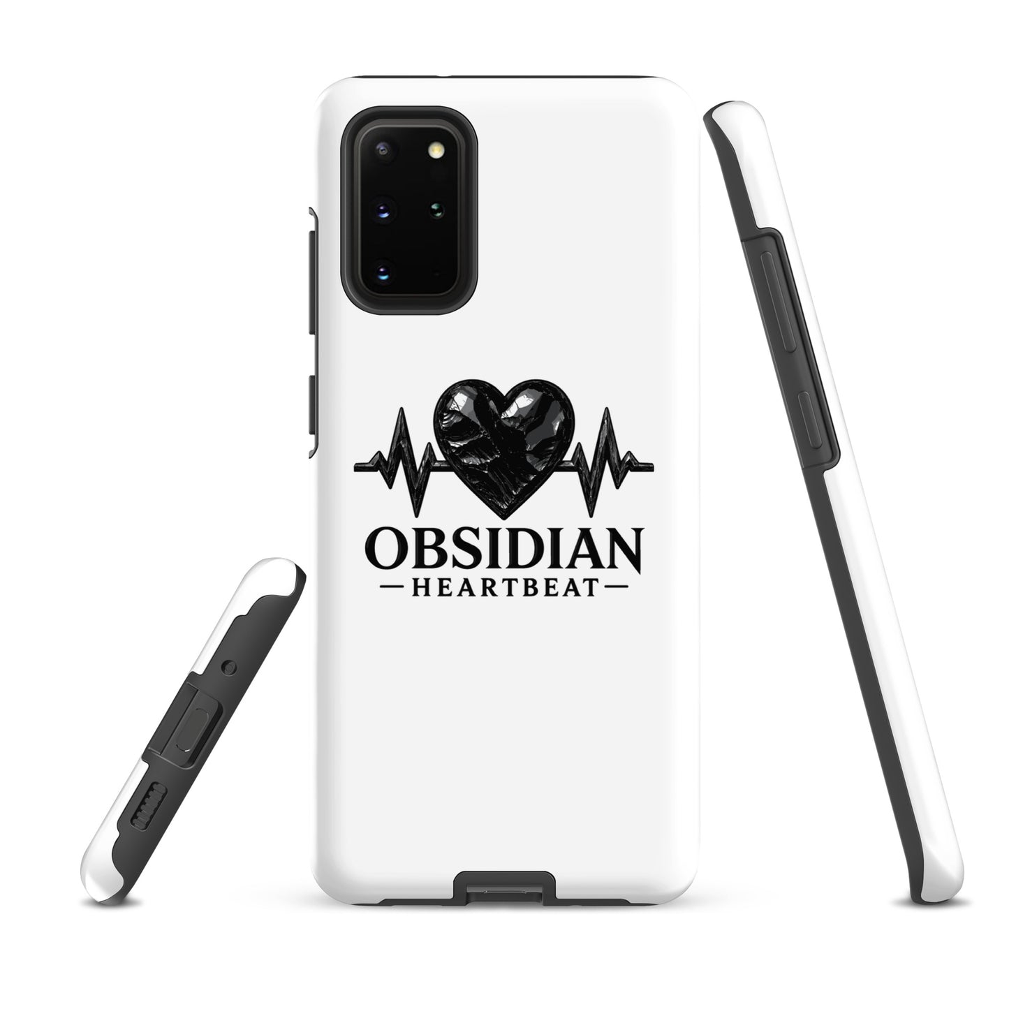 Tough Case for Samsung® | Obsidian Heartbeat | Pulse Athletics Logo