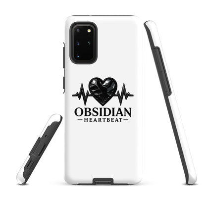 Tough Case for Samsung® | Obsidian Heartbeat | Pulse Athletics Logo