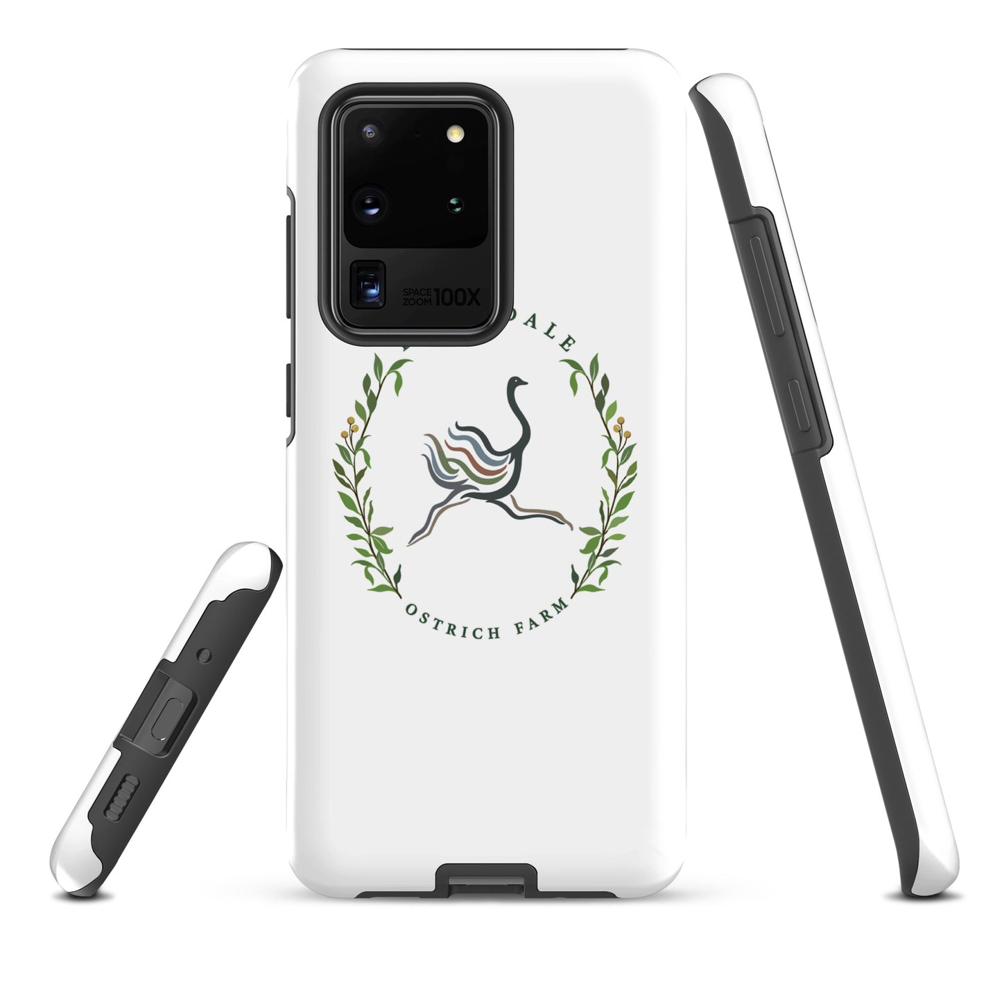 Tough Case for Samsung® | Briardale Ostrich Farm | Crest Logo
