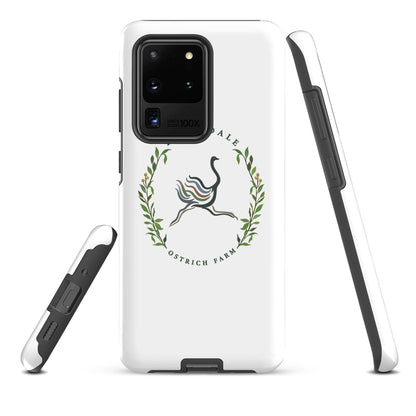 Tough Case for Samsung® | Briardale Ostrich Farm | Crest Logo