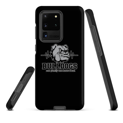 Tough Case for Samsung® | Celina Recreational Football Black | Bulldogs Crest Logo