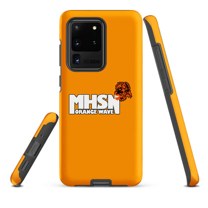 Tough Case for Samsung® | Orange Wave Marching Band | Crest Logo