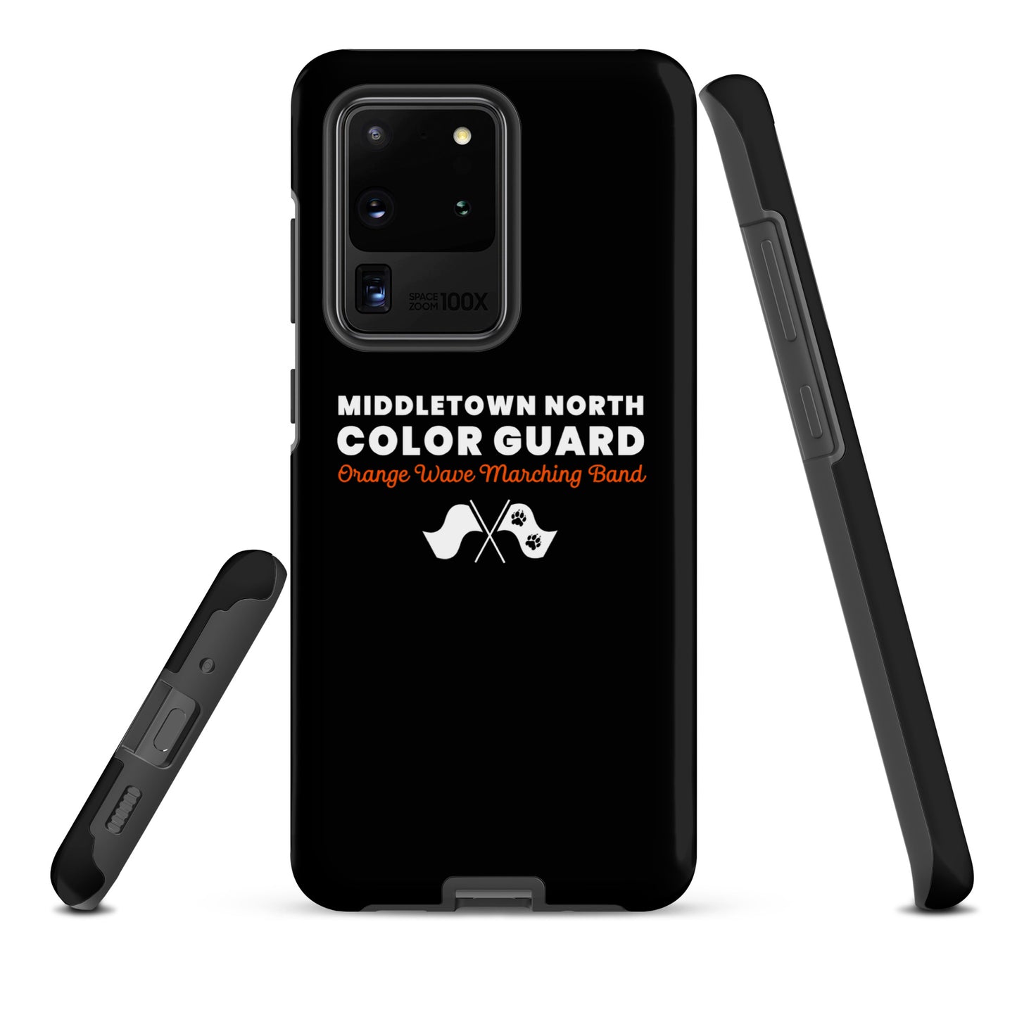 Tough Case for Samsung® | Orange Wave Marching Band | Modern Script Logo