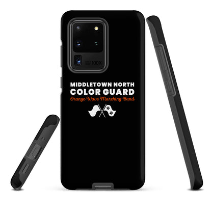 Tough Case for Samsung® | Orange Wave Marching Band | Modern Script Logo