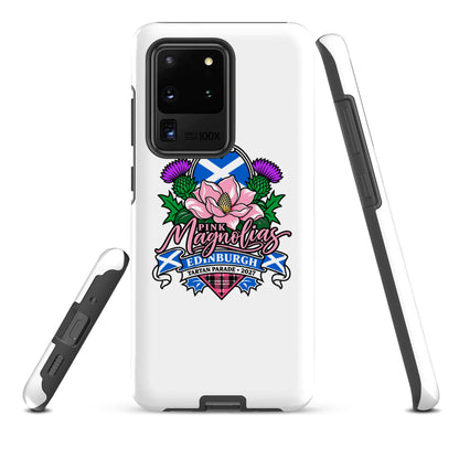 Tough Case for Samsung® | Pink Magnolias Dance | Valor Logo