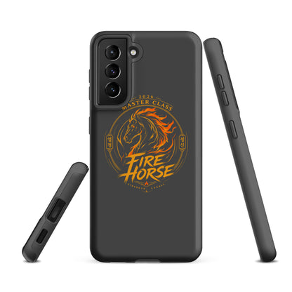 Tough Case for Samsung® | Fire Horse Masters | Crest Logo