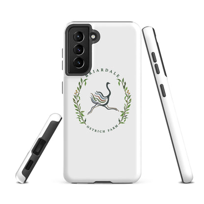 Tough Case for Samsung® | Briardale Ostrich Farm | Crest Logo