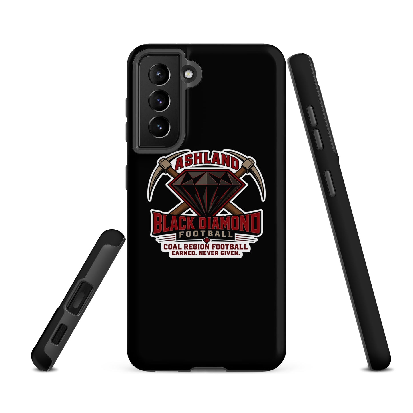 Tough Case for Samsung® | Ashland Black Diamonds | Vanguard Logo