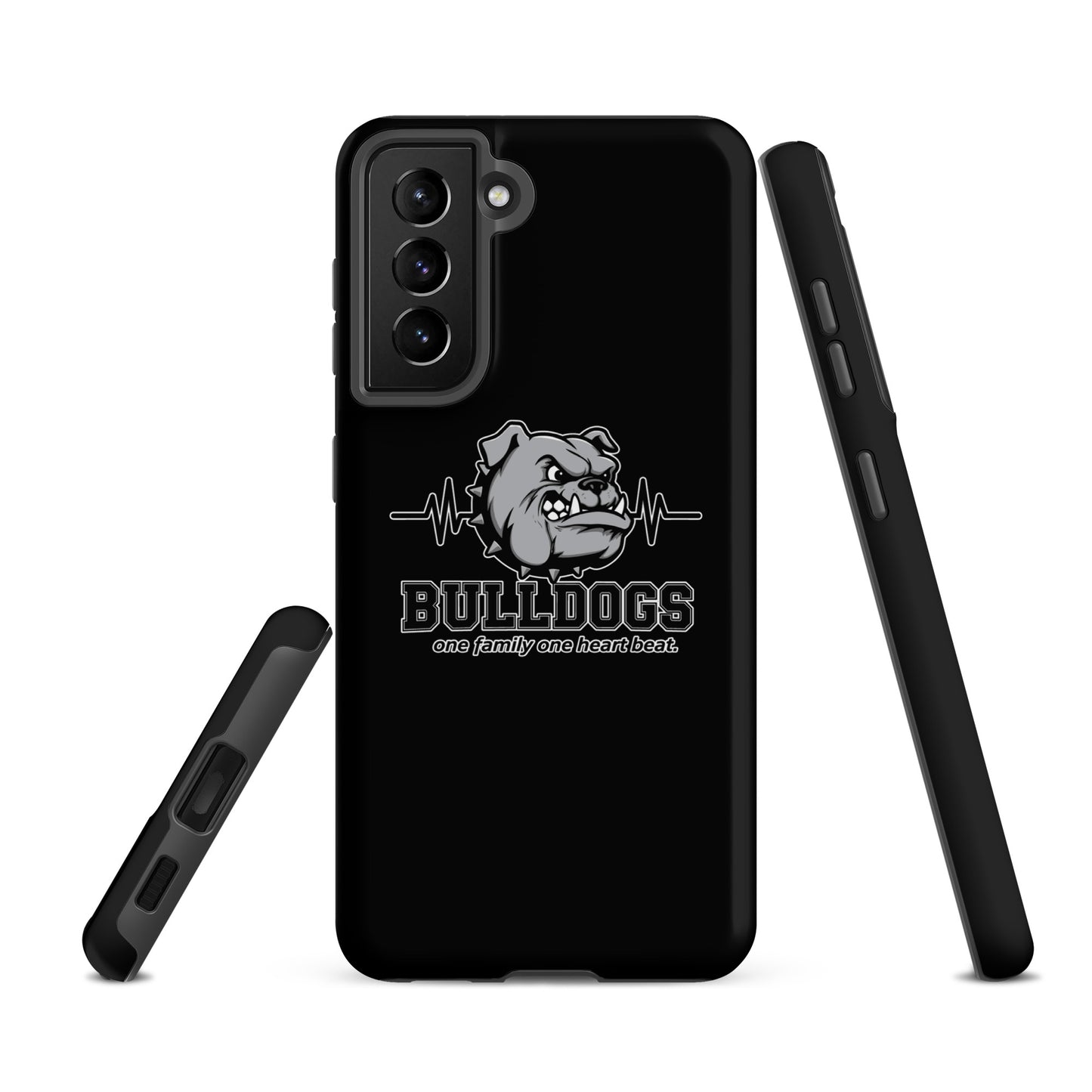 Tough Case for Samsung® | Celina Recreational Football Black | Bulldogs Crest Logo
