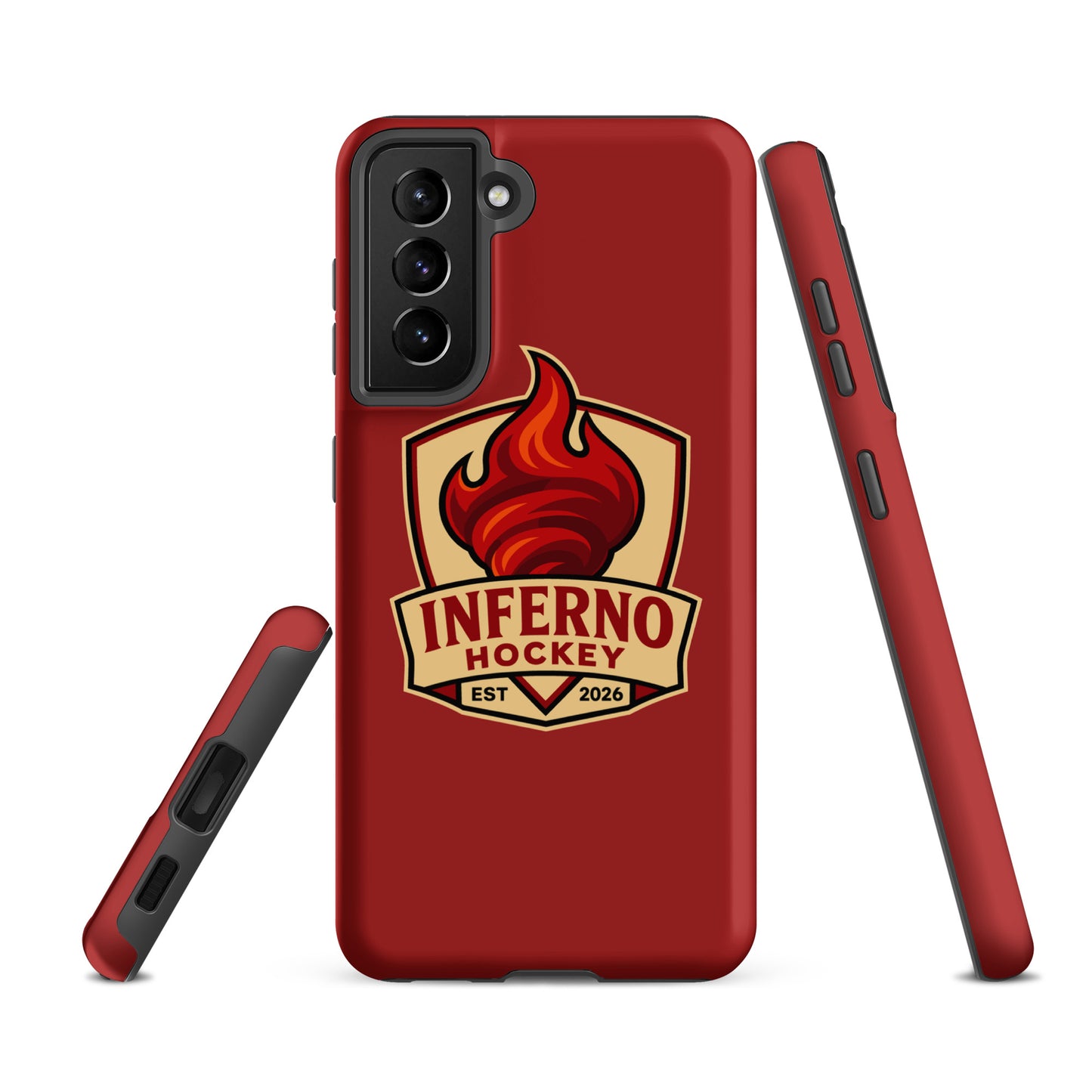 Tough Case for Samsung® | Inferno Hockey | Crest Logo