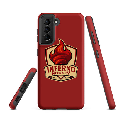 Tough Case for Samsung® | Inferno Hockey | Crest Logo