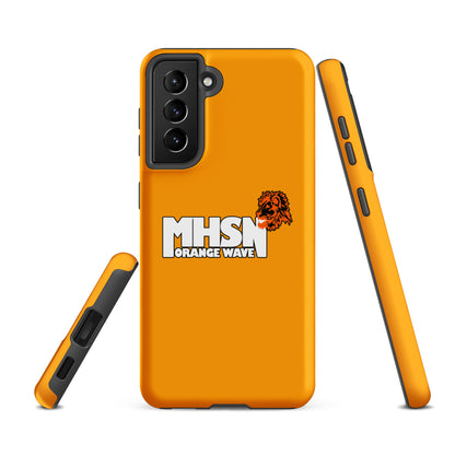 Tough Case for Samsung® | Orange Wave Marching Band | Crest Logo